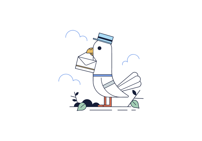 700x490 Free Messenger Pigeon Vector