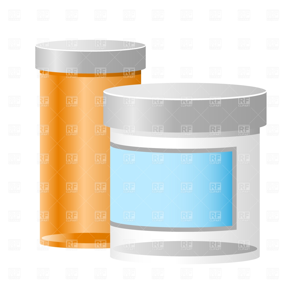 1200x1200 Generic Pill Bottles Vector Image Vector Artwork Of Healthcare