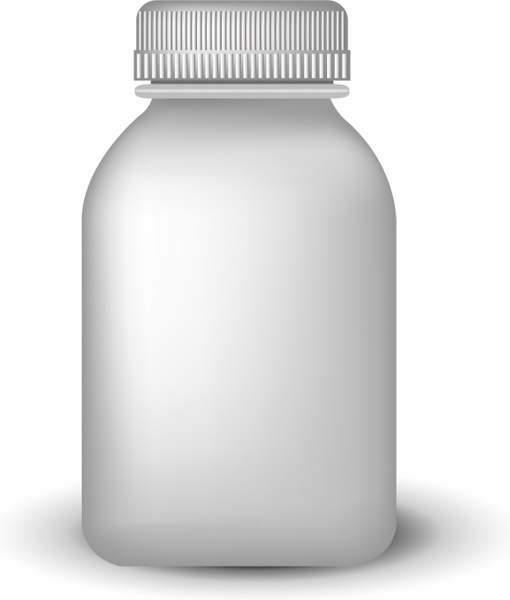 510x600 Blank Medicine Bottle Free Vector In Adobe Illustrator Ai ( .ai