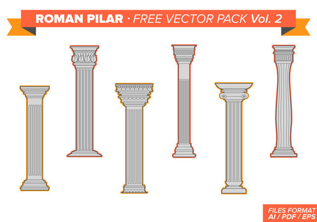 632x443 Roman Pillar Free Vector Pack Vol. 2 Free Vector Download 348835