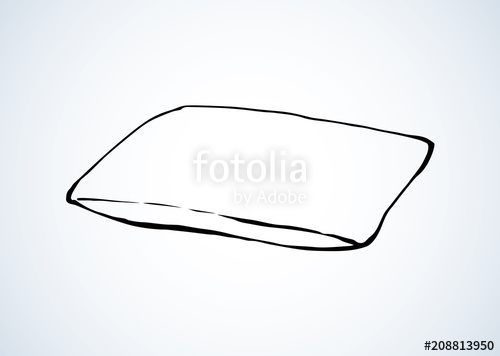 500x356 Pillow. Vector Drawing Stock Image And Royalty Free Vector Files