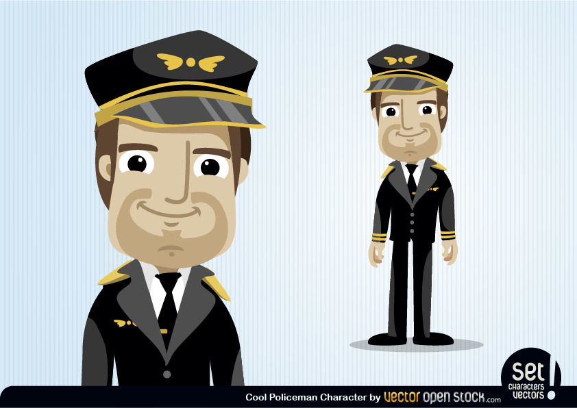 842x596 Pilot Cartoon Character
