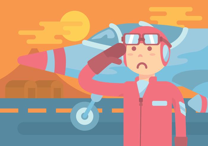 700x490 Pilot Free Vector Art