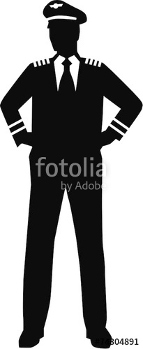 205x500 Pilot Silhouette Stock Image And Royalty Free Vector Files On