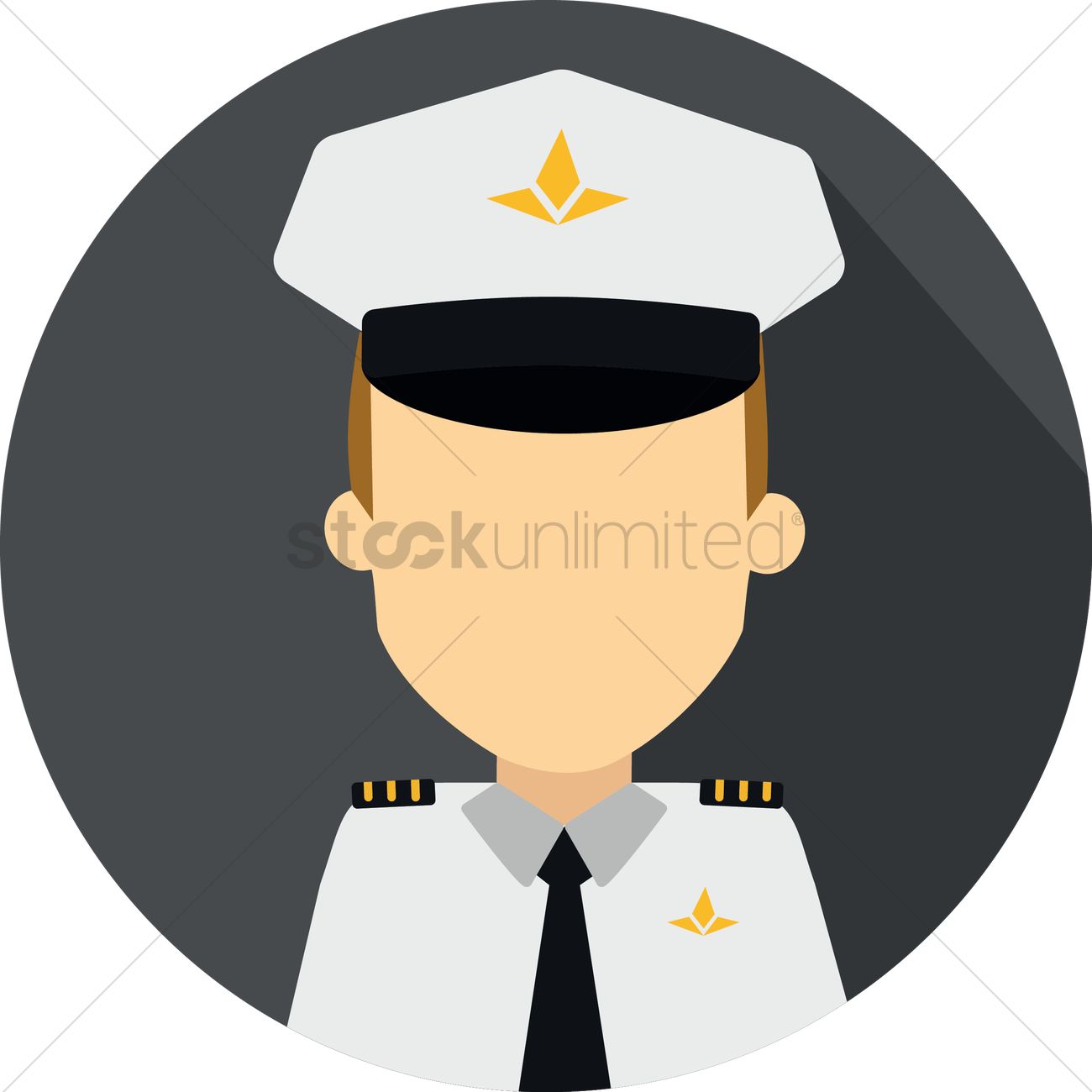 1300x1300 Pilot Vector Image