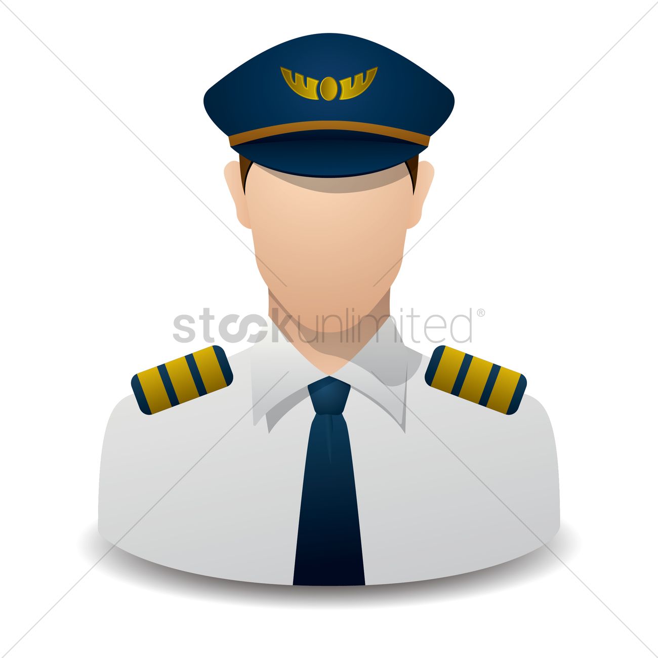 1300x1300 Pilot Vector Image