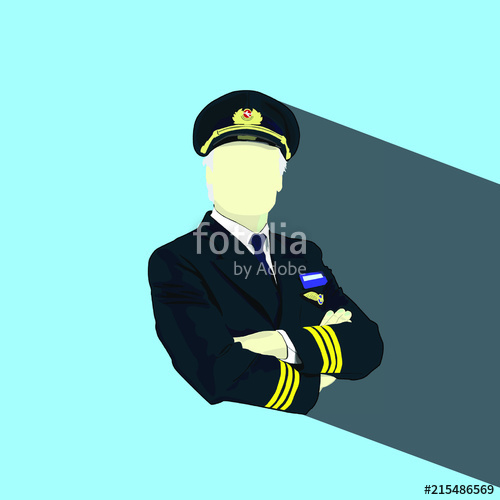 500x500 A Pilot Vector Stock Image And Royalty Free Vector Files On