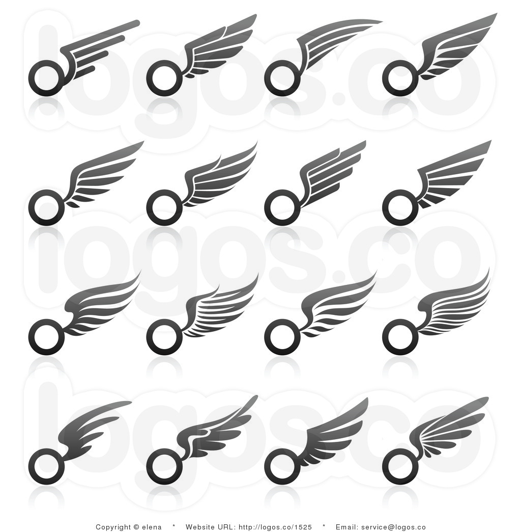 1024x1044 Royalty Free Vector Wing Logos Clipart Panda