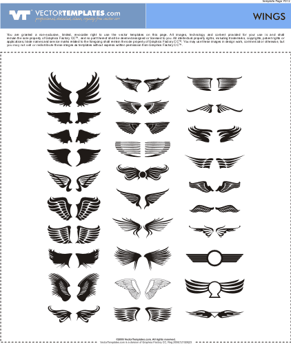 422x500 Vector Wings