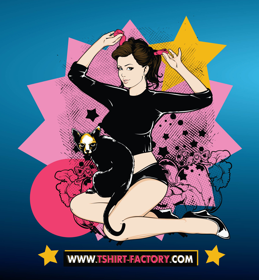 850x921 Pin Up Girl Vector Art Amp Graphics