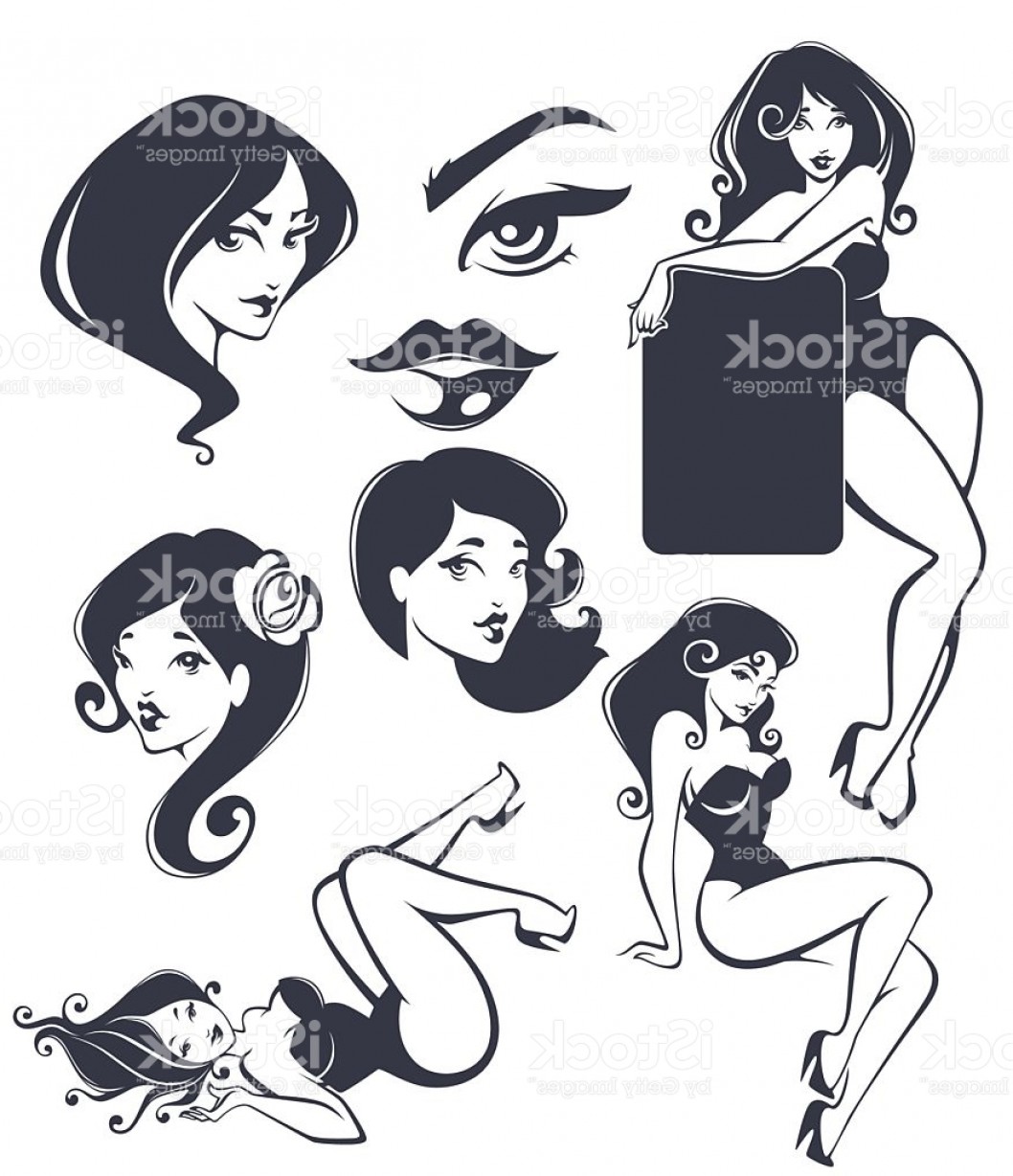 Pin Up Girl Vector At Getdrawings Free Download 5647