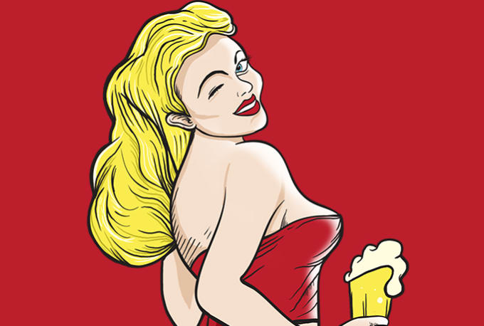 680x458 Make A Retro Pinup Girl By Van67com