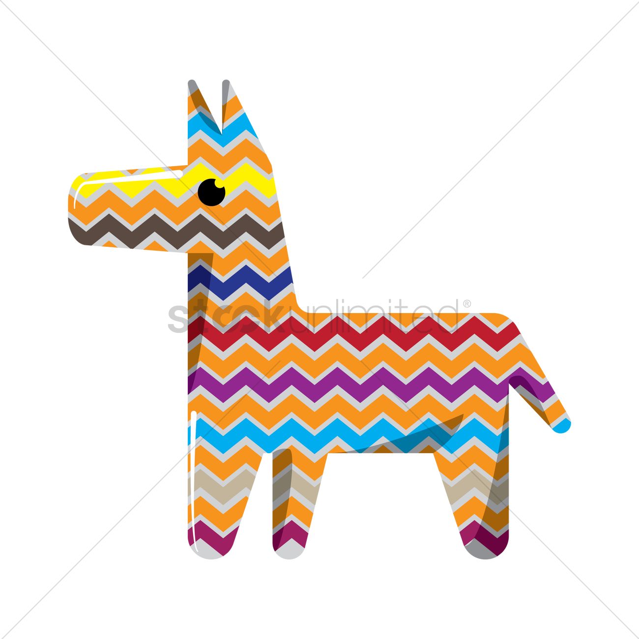 1300x1300 Pinata Vector Image