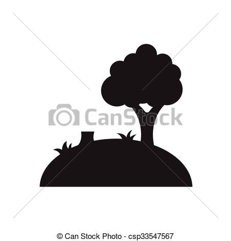 450x470 Pine Tree Vector Icon.
