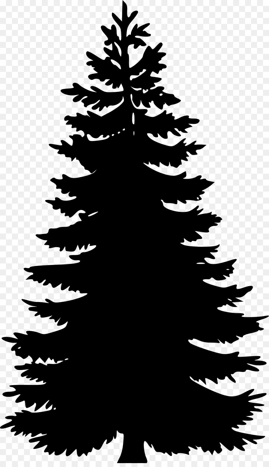 900x1560 Pine Tree Fir Silhouette Clip Art