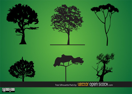 515x368 Pine Trees Silhouette Vectors Free Vector Download (10,230 Free