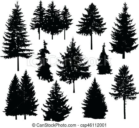 Pine Tree Vector Free Download at GetDrawings | Free download