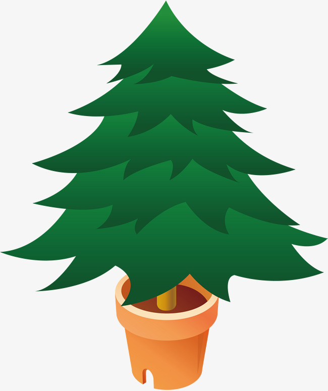 650x775 Pine Png Vector Element, Pine Vector, Flower Pot, Cartoon Png And