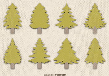352x247 Polygonal Pine Vector Trees Free Vector Download 330153 Cannypic