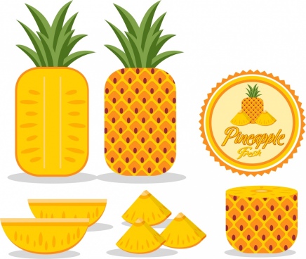 436x368 Pineapple Free Vector Download (130 Free Vector) For Commercial