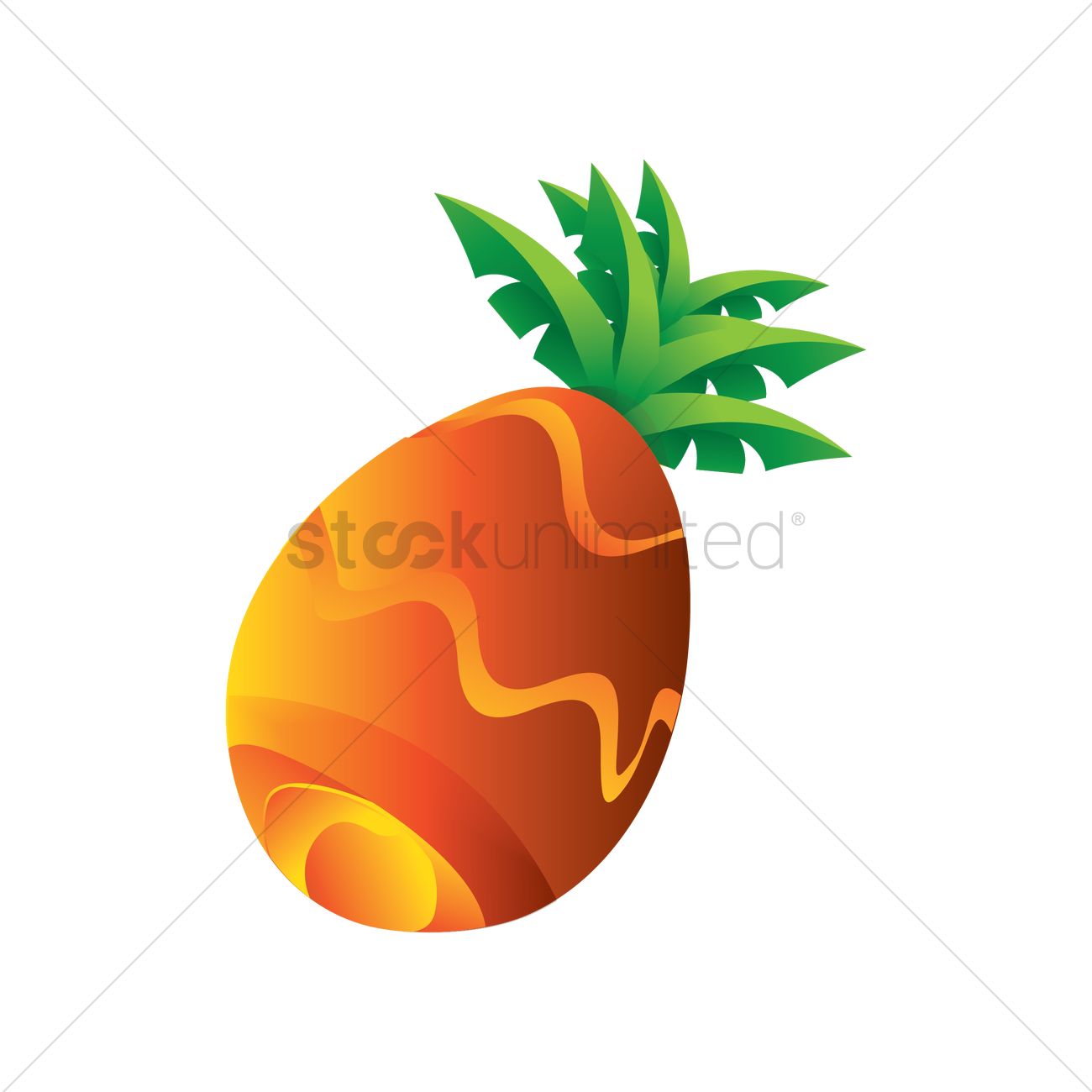 1300x1300 Free Pineapple Vector Image