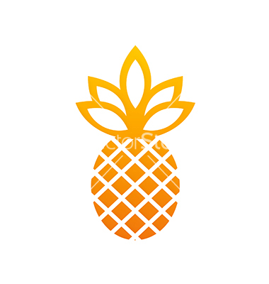 380x400 Free Pineapple Vector Pineapple Icon Fruit Abstract Logo Vector By