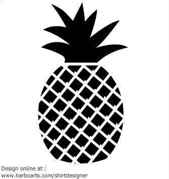 335x355 Elegant Outline Picture Of Pineapple 25 Unique Pineapple Vector