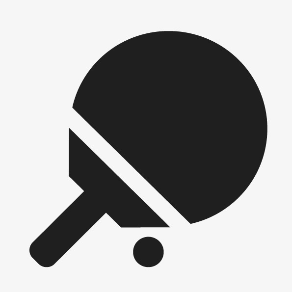 595x595 Vector Abstract Tennis Racket, Ping Pong Paddle, Abstract Tennis