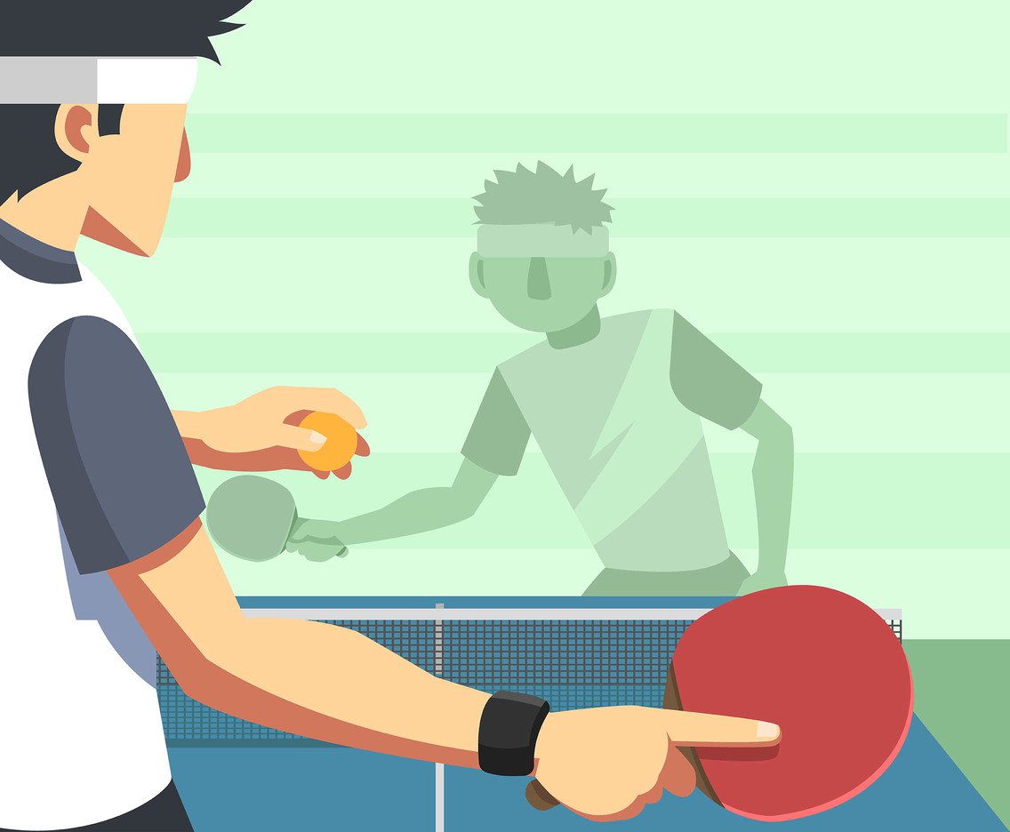 1136x936 Ping Pong Serve Vector Vector Art Amp Graphics