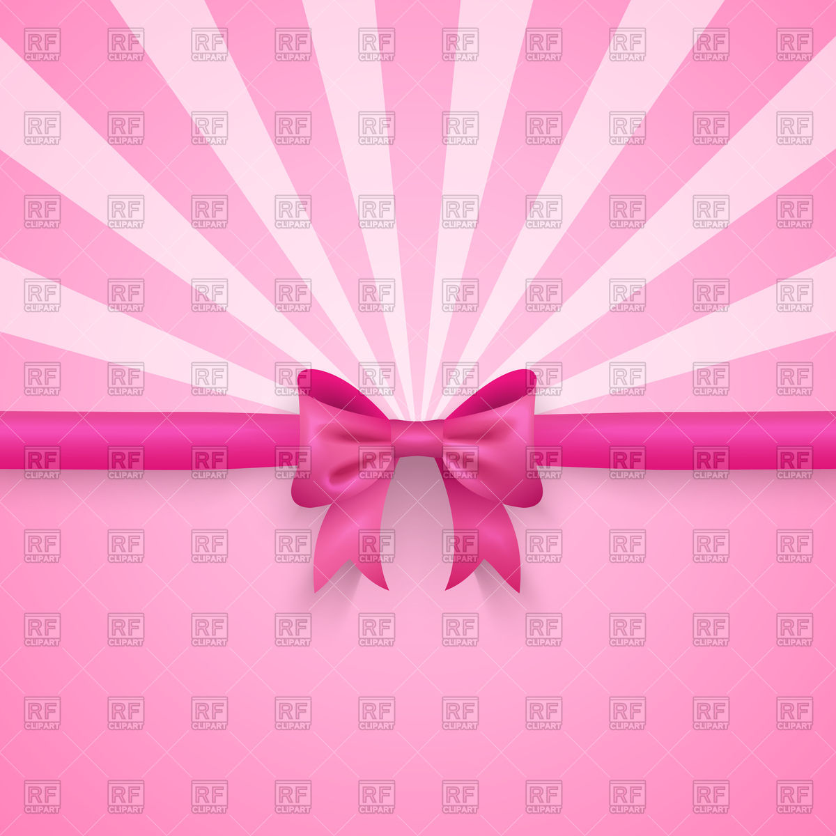 1200x1200 Romantic Pink Background With Cute Bow Vector Image Vector