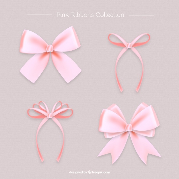 Pink Bow Vector at GetDrawings | Free download