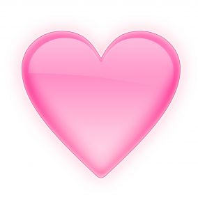 284x300 Pink Heart Vector Photo Free Download