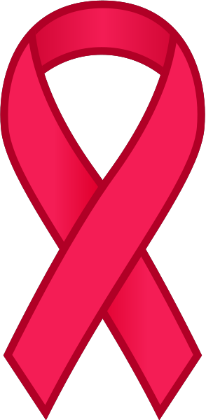 294x600 Pink Ribbon Sticker Icon.vector Data Svg(Vector)public Domain