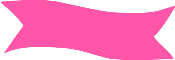 600x208 Pink Ribbon Banner Clip Art