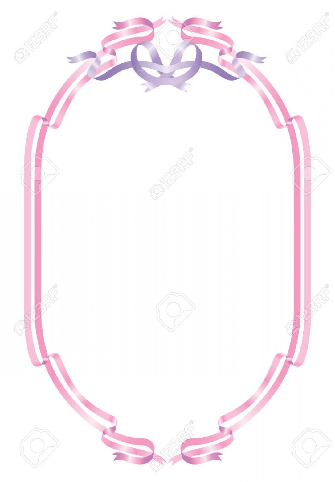 1087x1560 Top Pink Ribbon Vector Frame Pictures Shopatcloth