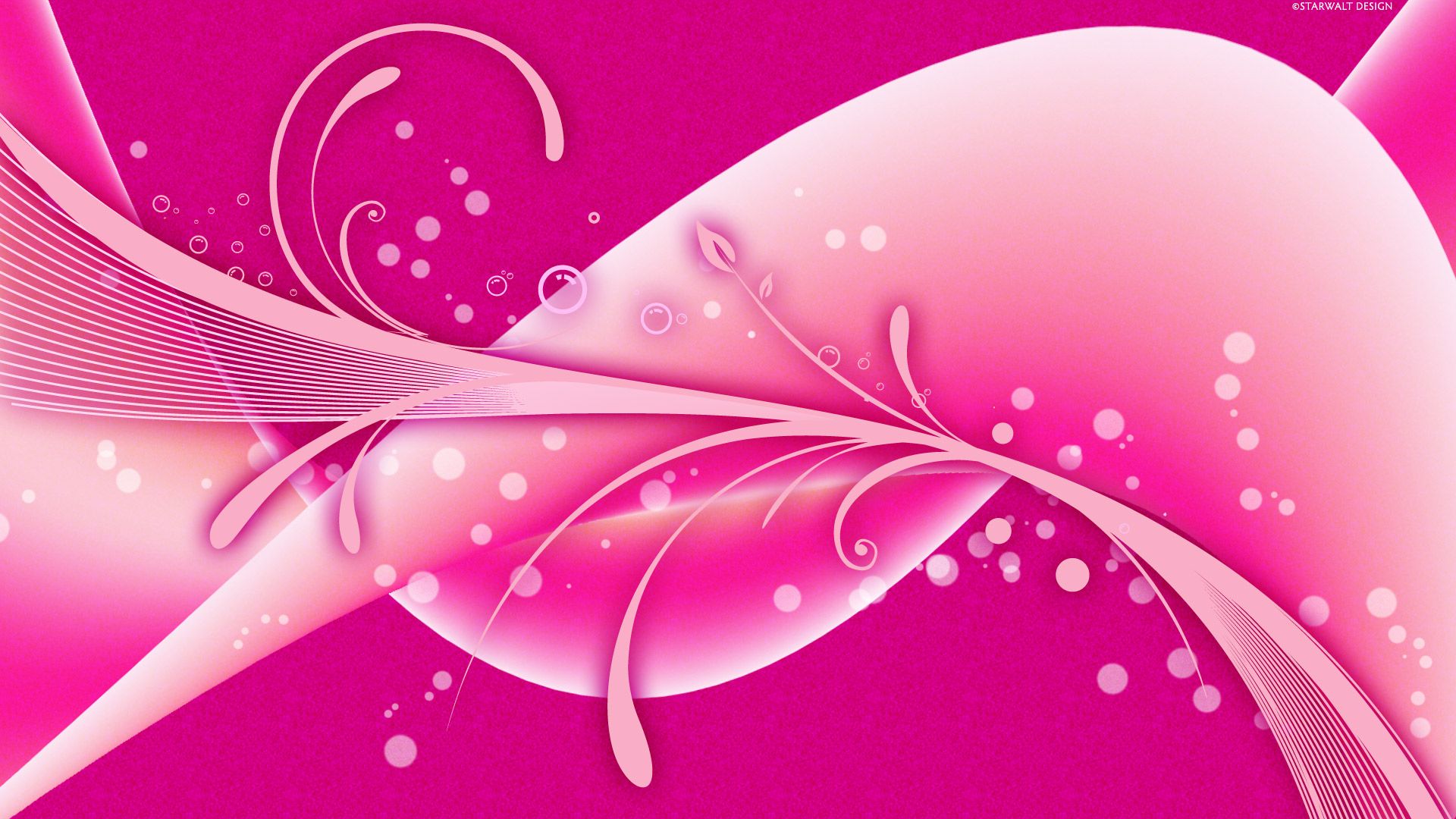 1920x1080 Pink Color Vector Design Wide Screen Photo For Photoshop