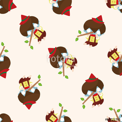 500x500 Pinocchio , Cartoon Seamless Pattern Background Stock Image And