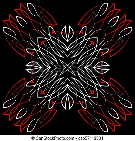 450x470 Pinstripe Design Vinyl Ready Vector Illustration.