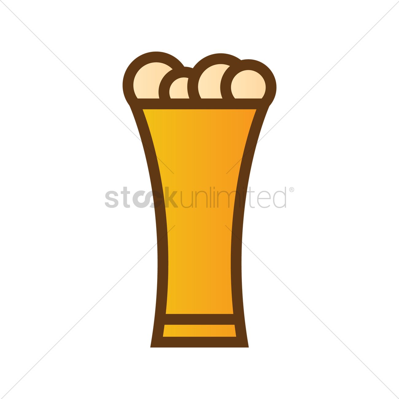 1300x1300 A Pint Of German Beer Vector Image