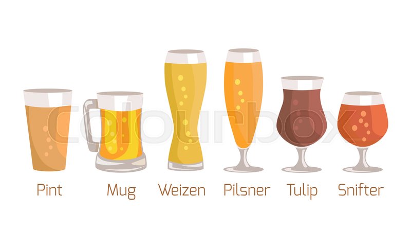 800x482 Pint And Mug, Weizen And Pilsner, Tulip And Snifter, Types Of