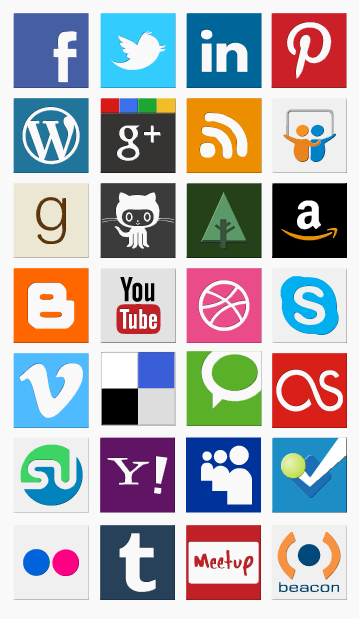 359x619 Free Social Media Vector Icon Set (Including And Google