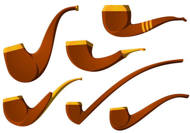 632x443 The Vintage Tobacco Pipe Vector Pack Free Vector Download 328837