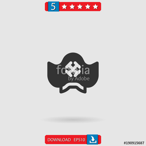 500x500 Pirate Hat Vector Icon Stock Image And Royalty Free Vector Files