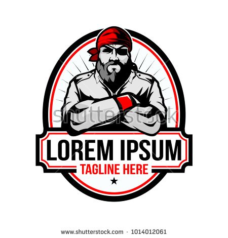 450x470 Pirate Vector Logo Template Logo Designs Logo