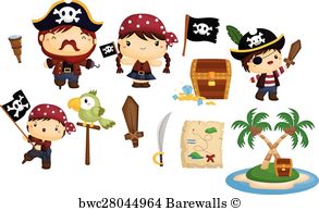293x194 5,916 Cute Pirate Vector Posters And Art Prints Barewalls