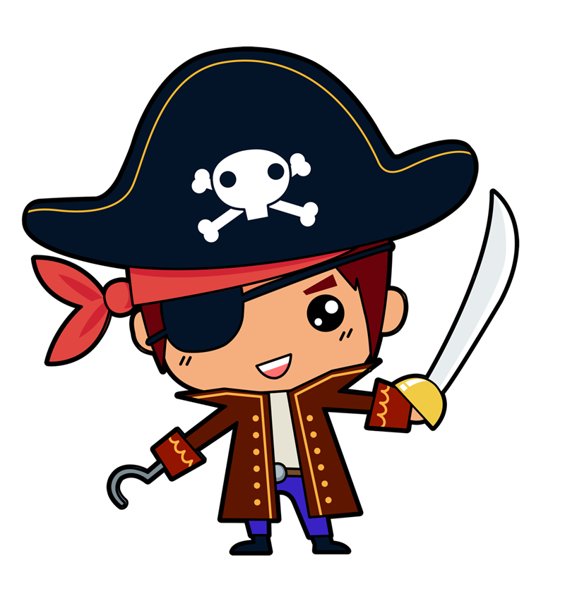 800x845 Pirate Vector