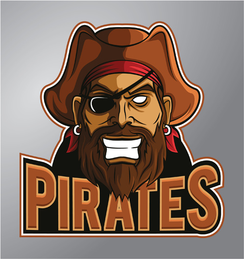 498x528 Retro Pirates Logo Vector Free Vector In Encapsulated Postscript
