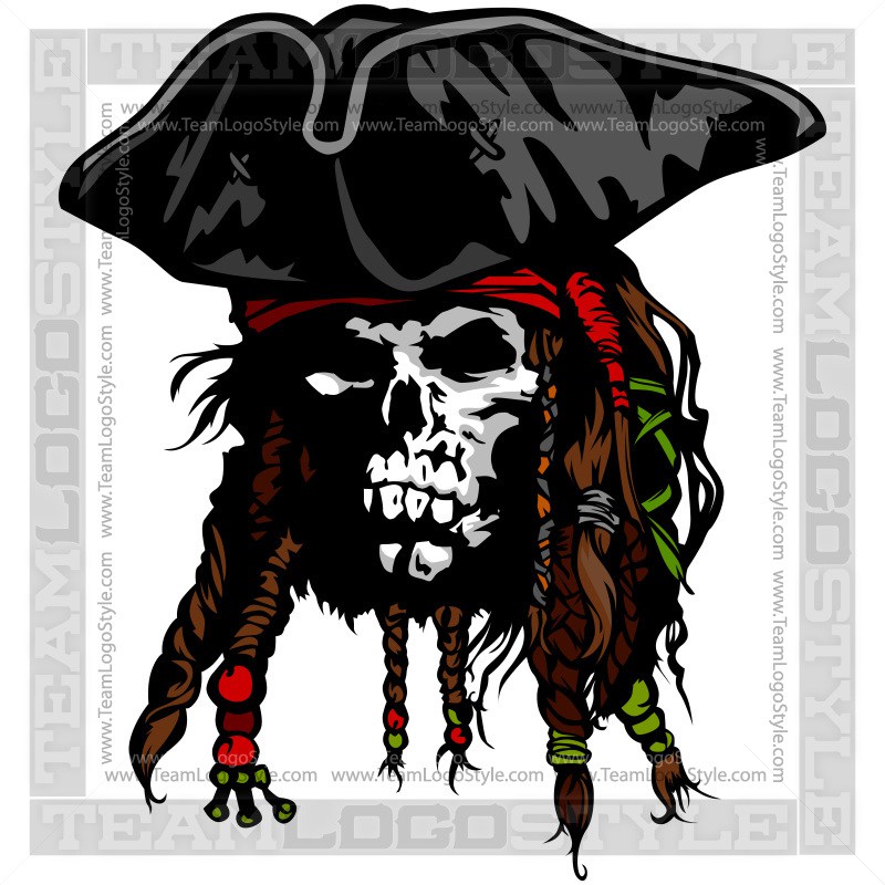 800x800 Skeleton Pirate Logo