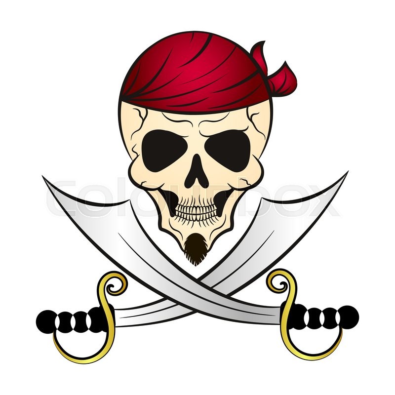 800x800 Skull And Swords Patch Pirate Of The Caribbean Stock Vector