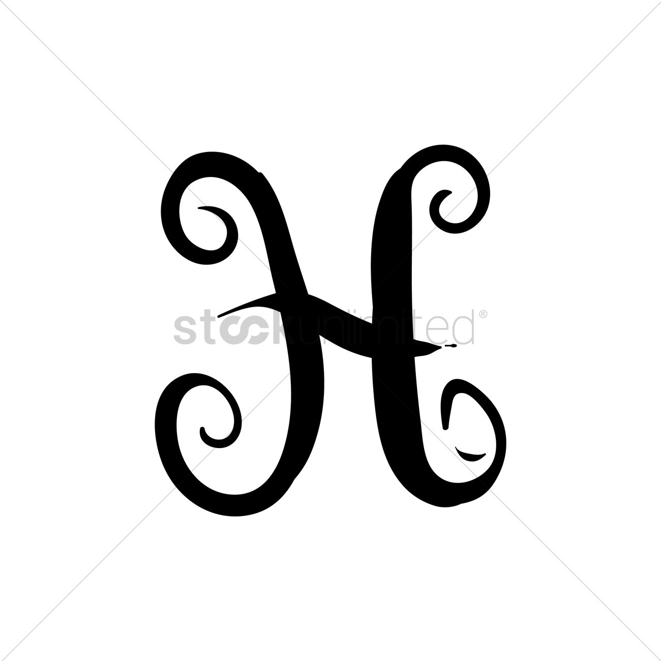 1300x1300 Pisces Vector Image